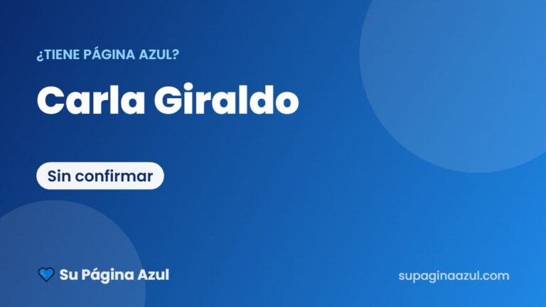 ¿Carla Giraldo tiene página azul? Lo que dijo la presentadora