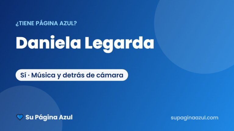 Daniela Legarda y su página azul: qué publica la hermana de Legarda