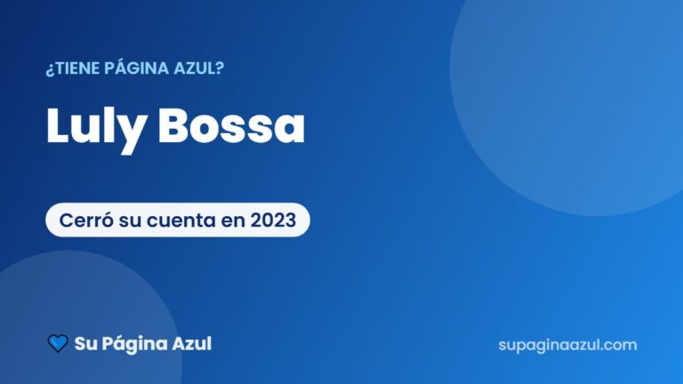 Luly Bossa cerró su página azul: por qué dejó OnlyFans
