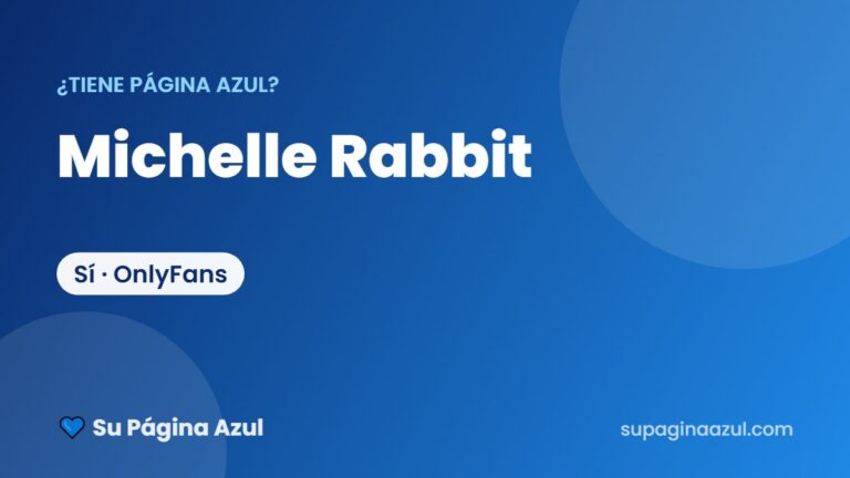 Michelle Rabbit: la barranquillera de la página azul que apoyó a la Selección
