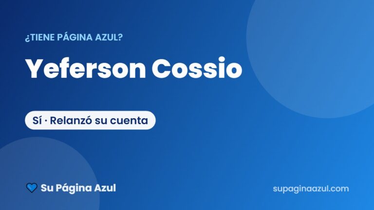 Yeferson Cossio volvió a la página azul: lo que anunció